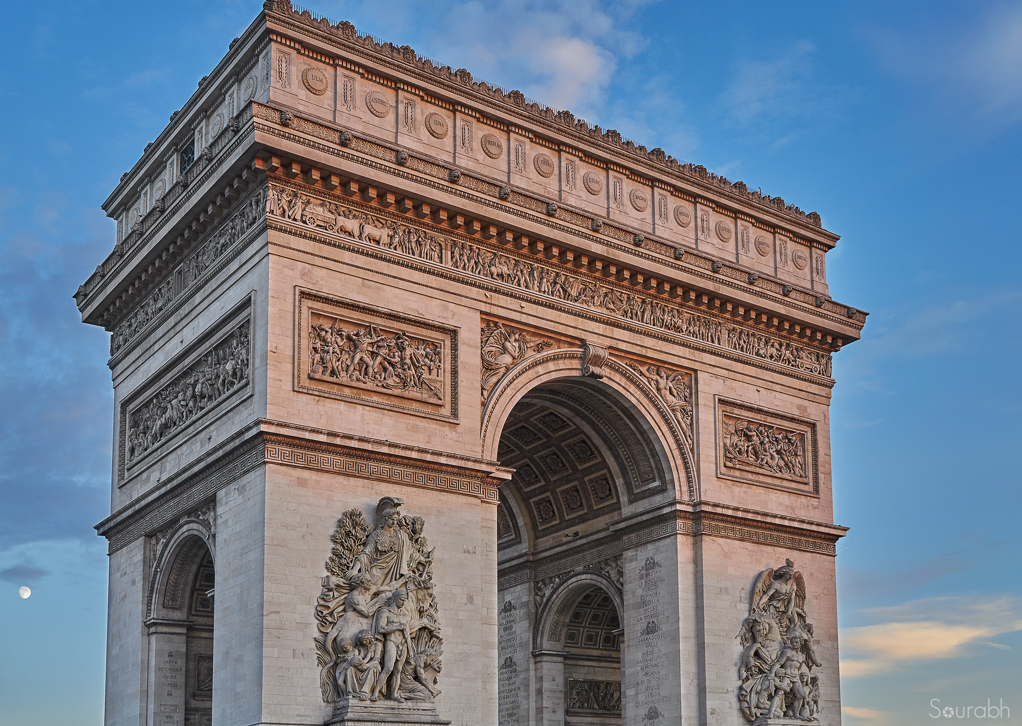Sony FE 28mm F2 sample photo. Arc de triomphe, paris photography