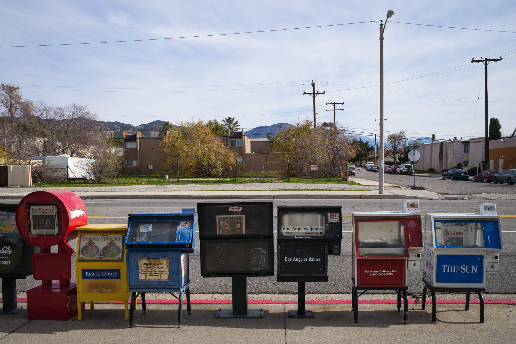 Leica M-D (TYP 262) sample photo. Newspaper boxes, san bernardino photography