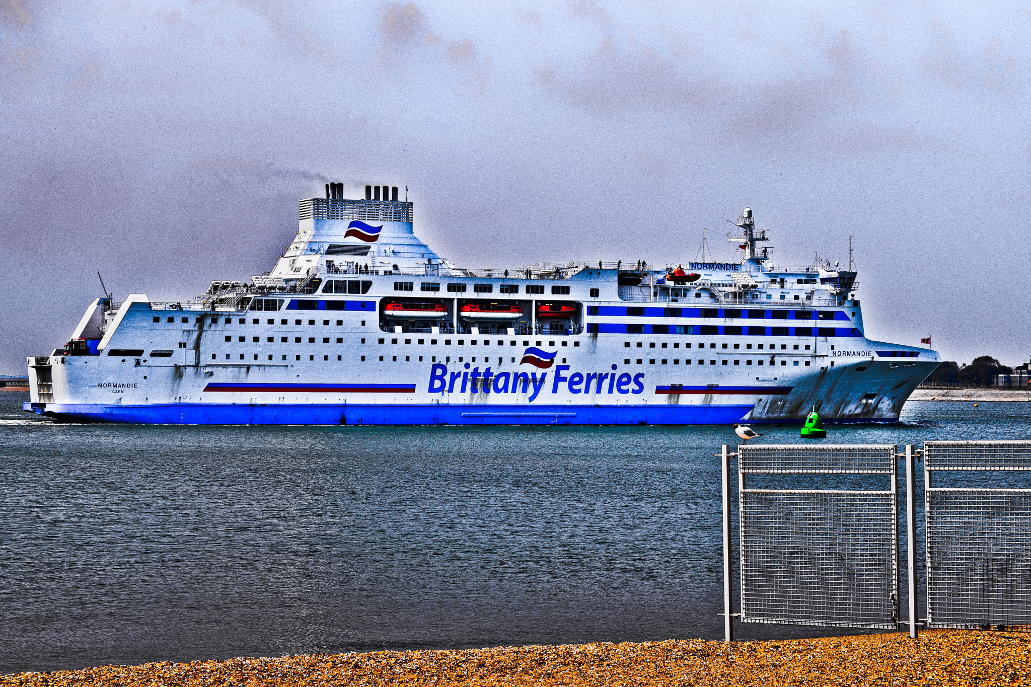 Nikon D3300 sample photo. Brittany ferries edit photography