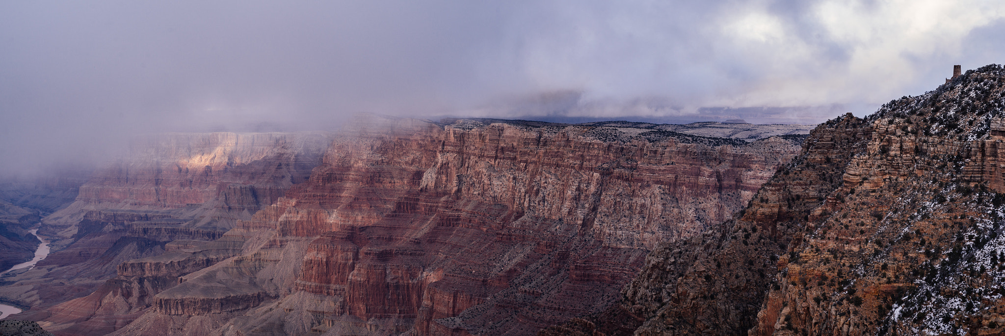 AF Zoom-Nikkor 35-70mm f/2.8 sample photo. Grand canyon panorama from navajo point photography