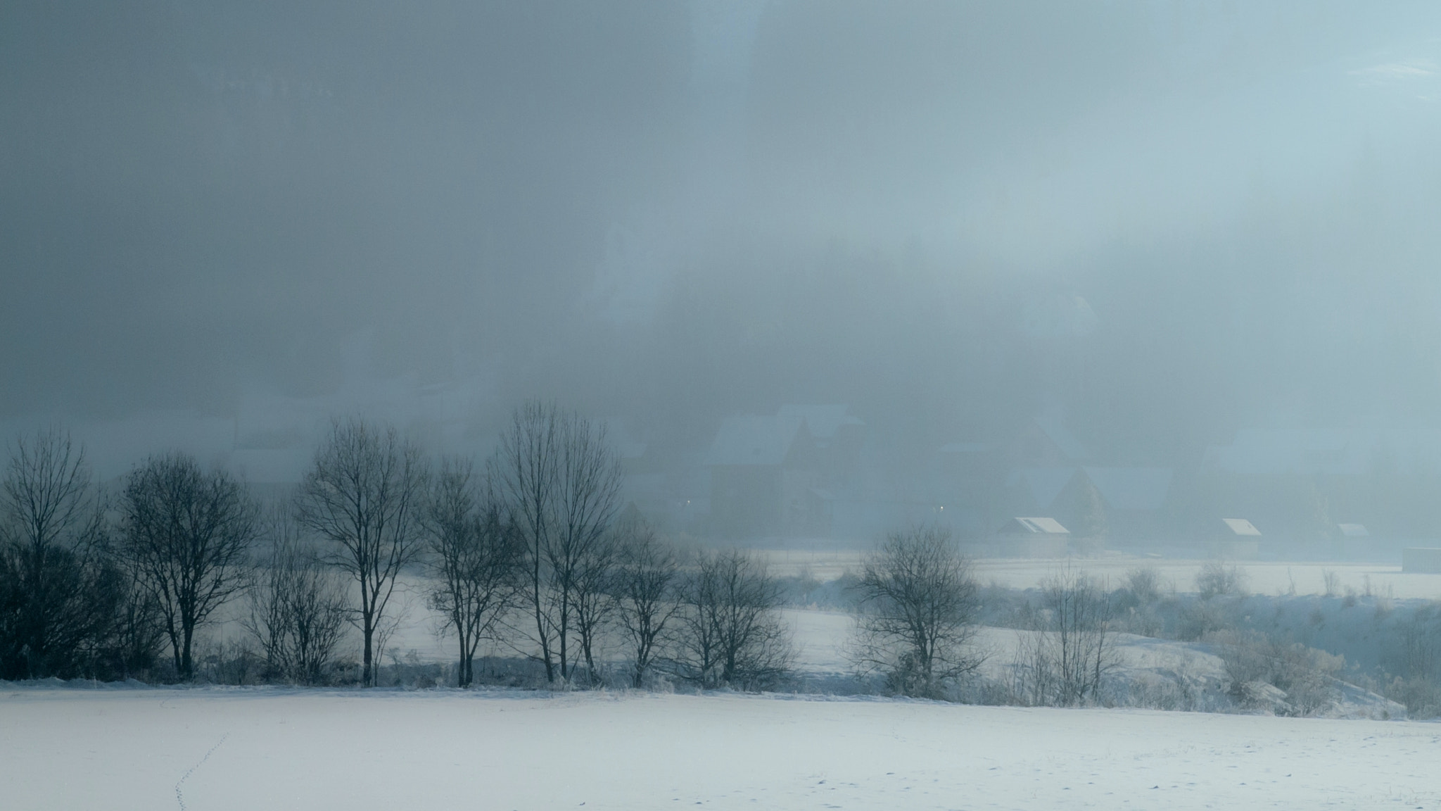 Olympus Zuiko Digital ED 12-60mm F2.8-4.0 SWD sample photo. Winter scene photography