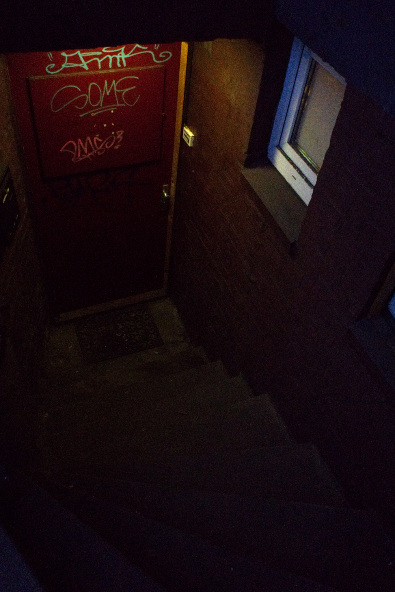 Sony E 16mm F2.8 sample photo. Through the red door and down the rabbit hole photography