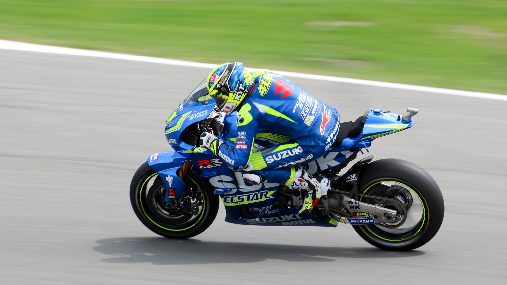 Tamron SP 35mm F1.8 Di VC USD sample photo. Aleix espargaro in action photography