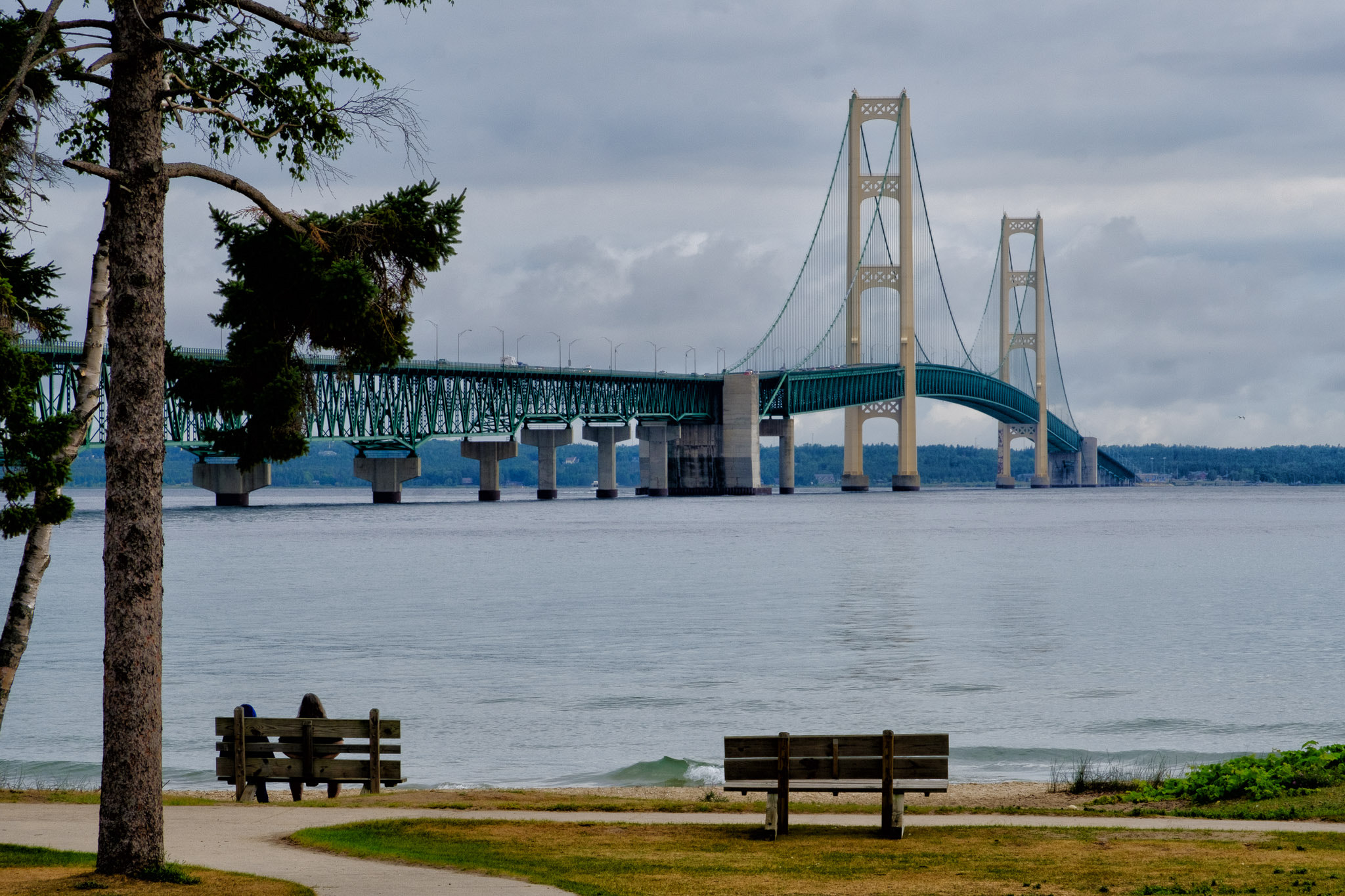 Fujifilm XF 18-135mm F3.5-5.6 R LM OIS WR sample photo. Mackinac bridge photography