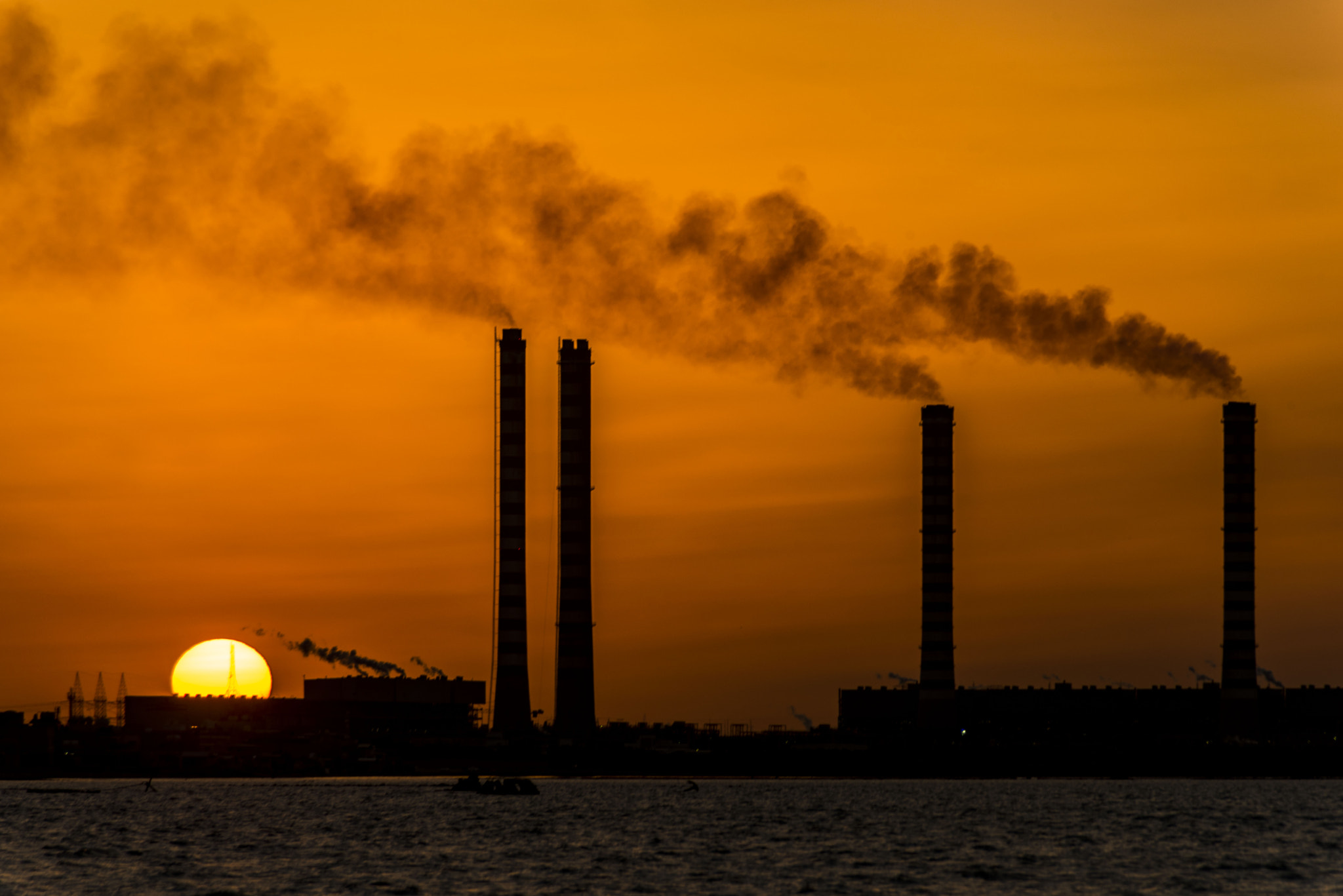 Nikon D810 sample photo. Sunset @ doha port beach photography