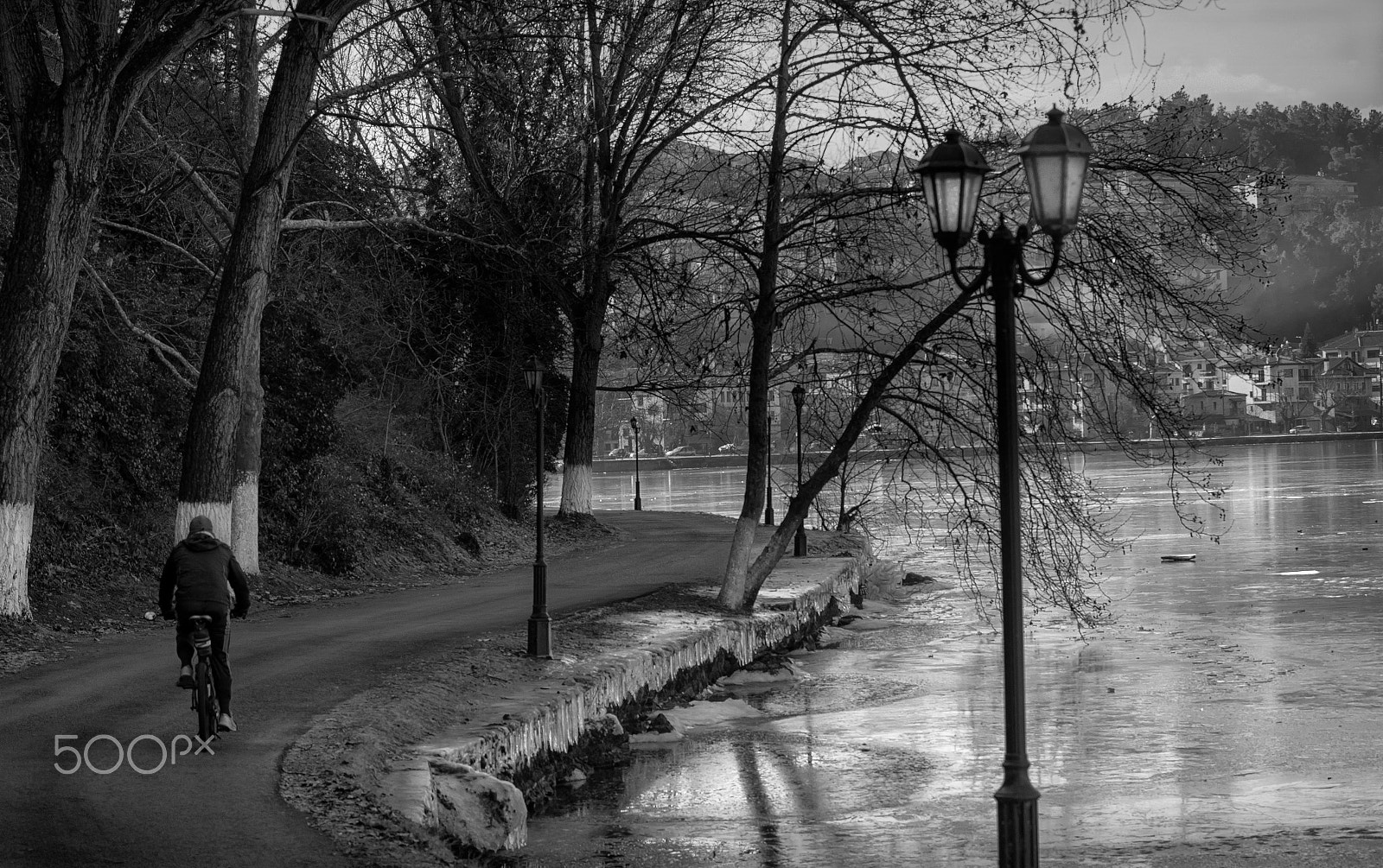 Sigma 50-150mm F2.8 EX APO DC OS HSM sample photo. Frozen lake-2 photography