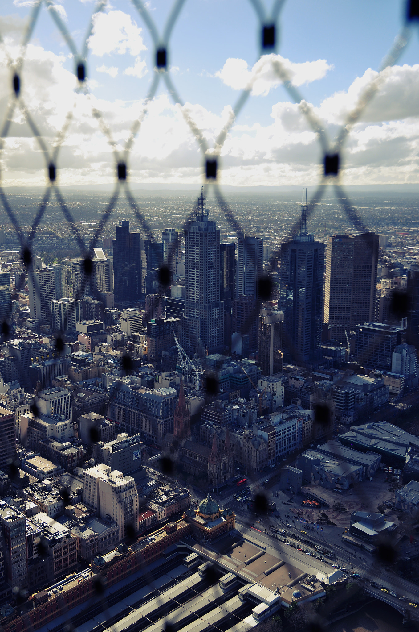 Nikon D5000 + Sigma 18-125mm F3.8-5.6 DC OS HSM sample photo. Skyline of melbourne photography