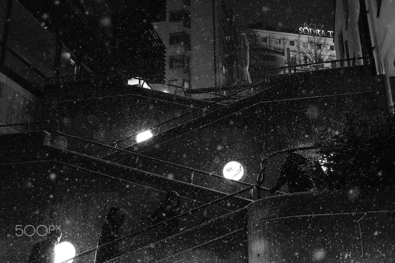 Fujifilm XF 27mm F2.8 sample photo. Stairs under snow photography