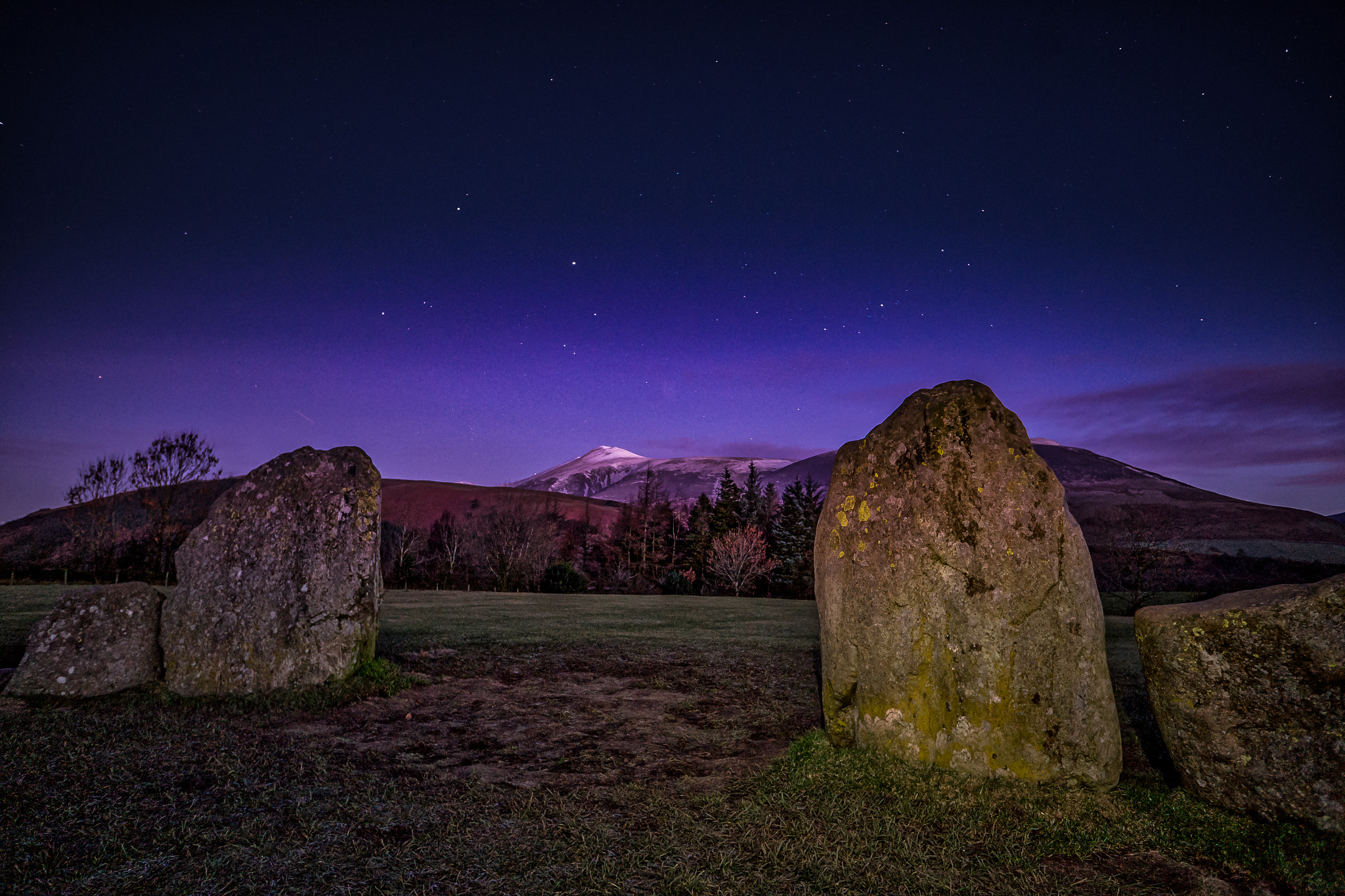 Sony a7R + Sony E 16mm F2.8 sample photo. Stone circle, keswick photography