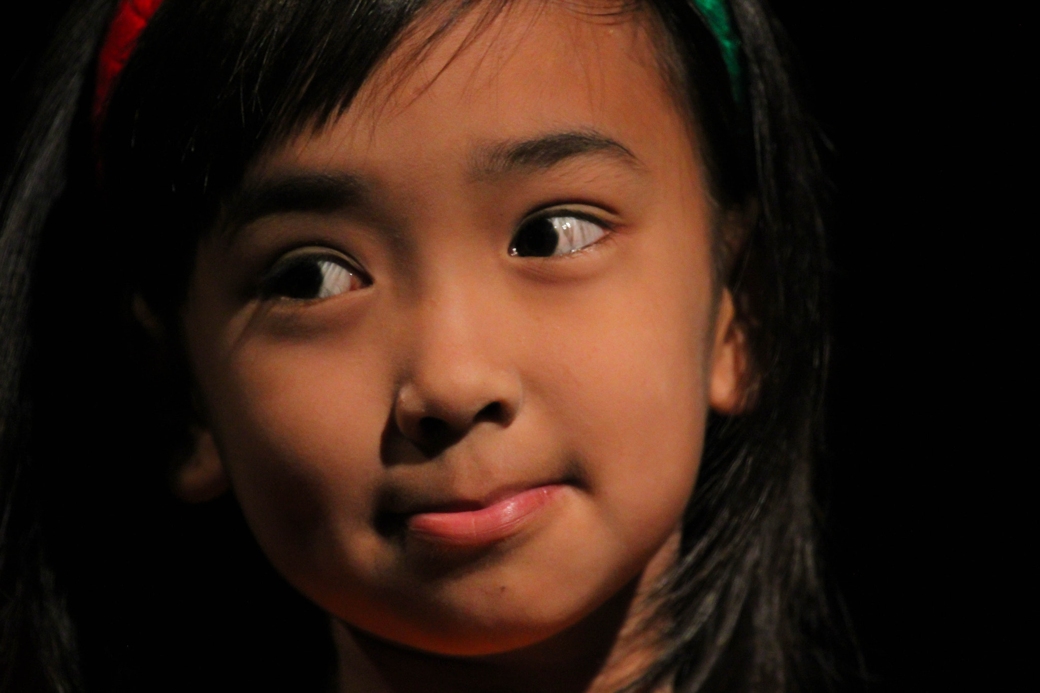 Canon EF 100-400mm F4.5-5.6L IS USM sample photo. Girl beyond black photography