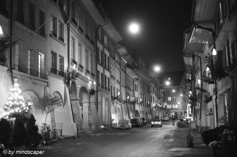 Summicron-M 50mm f/2 (IV, V) sample photo. Xmas lights in the old city photography