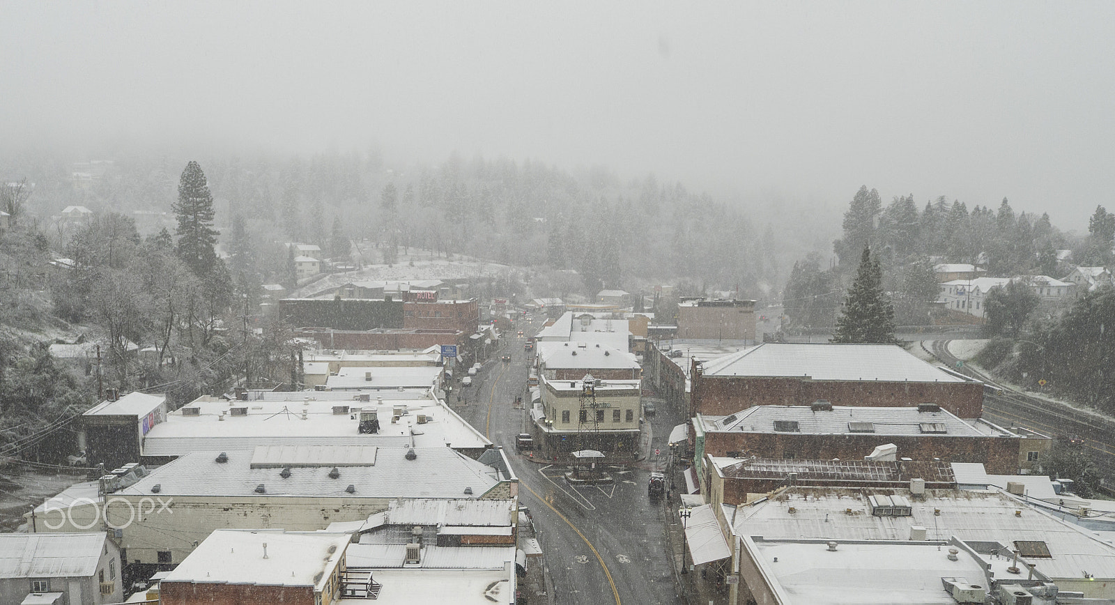DJI FC550 sample photo. Placerville, california // main street photography