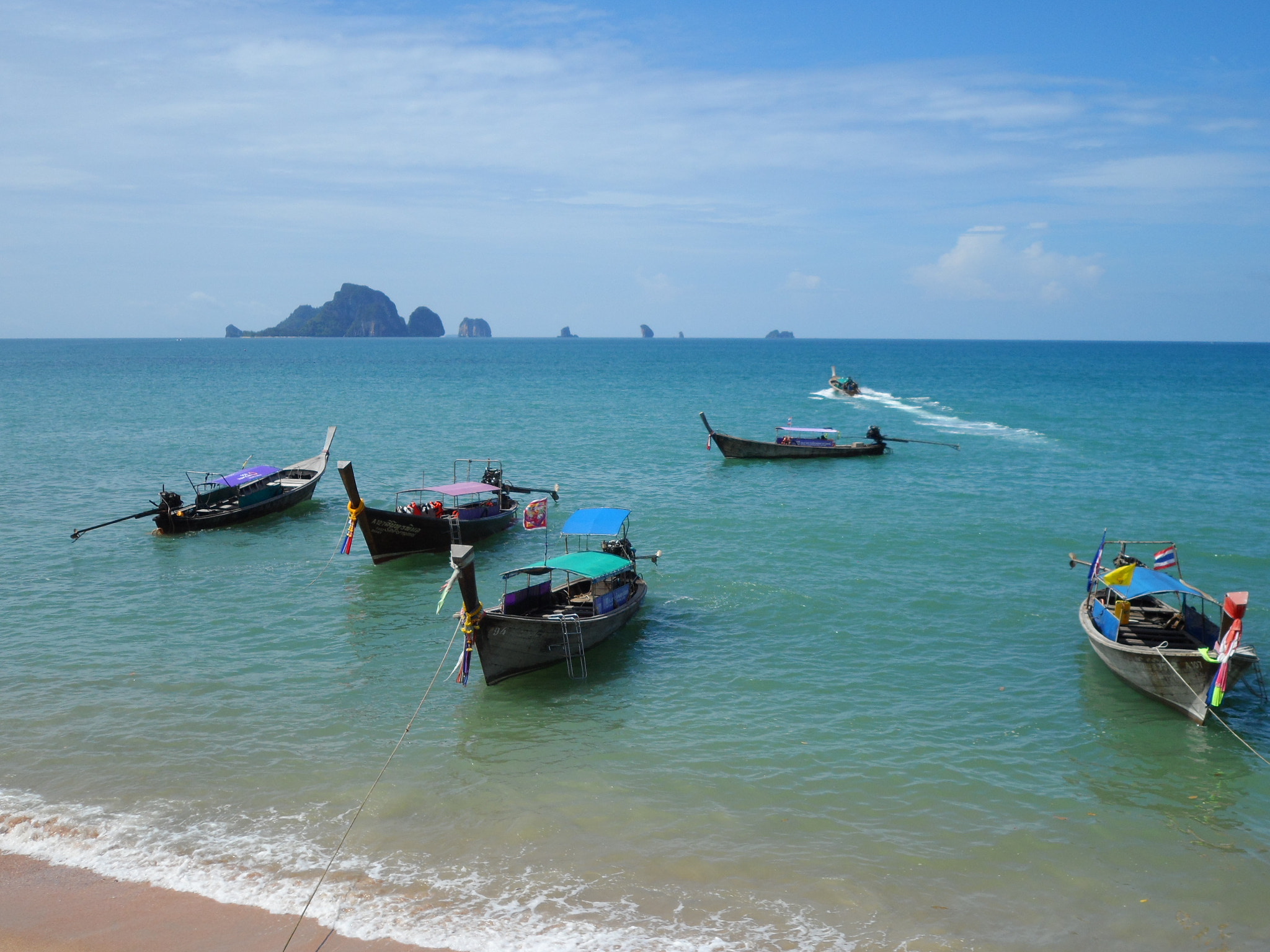 Samsung MV800 sample photo. Krabi fishing boats photography