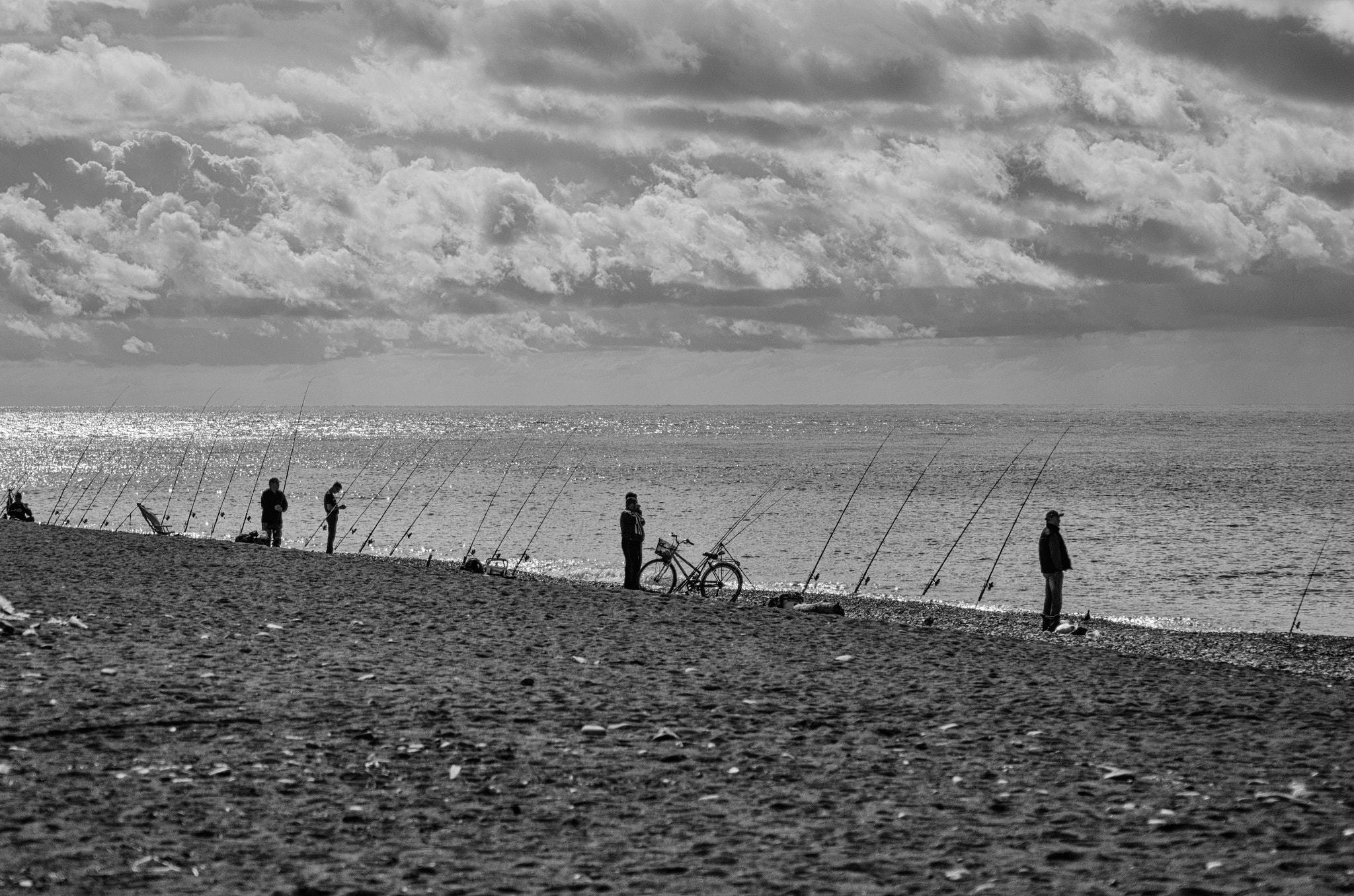 Nikon D7000 + AF Nikkor 70-210mm f/4-5.6 sample photo. Many fishermen-a great catch? photography