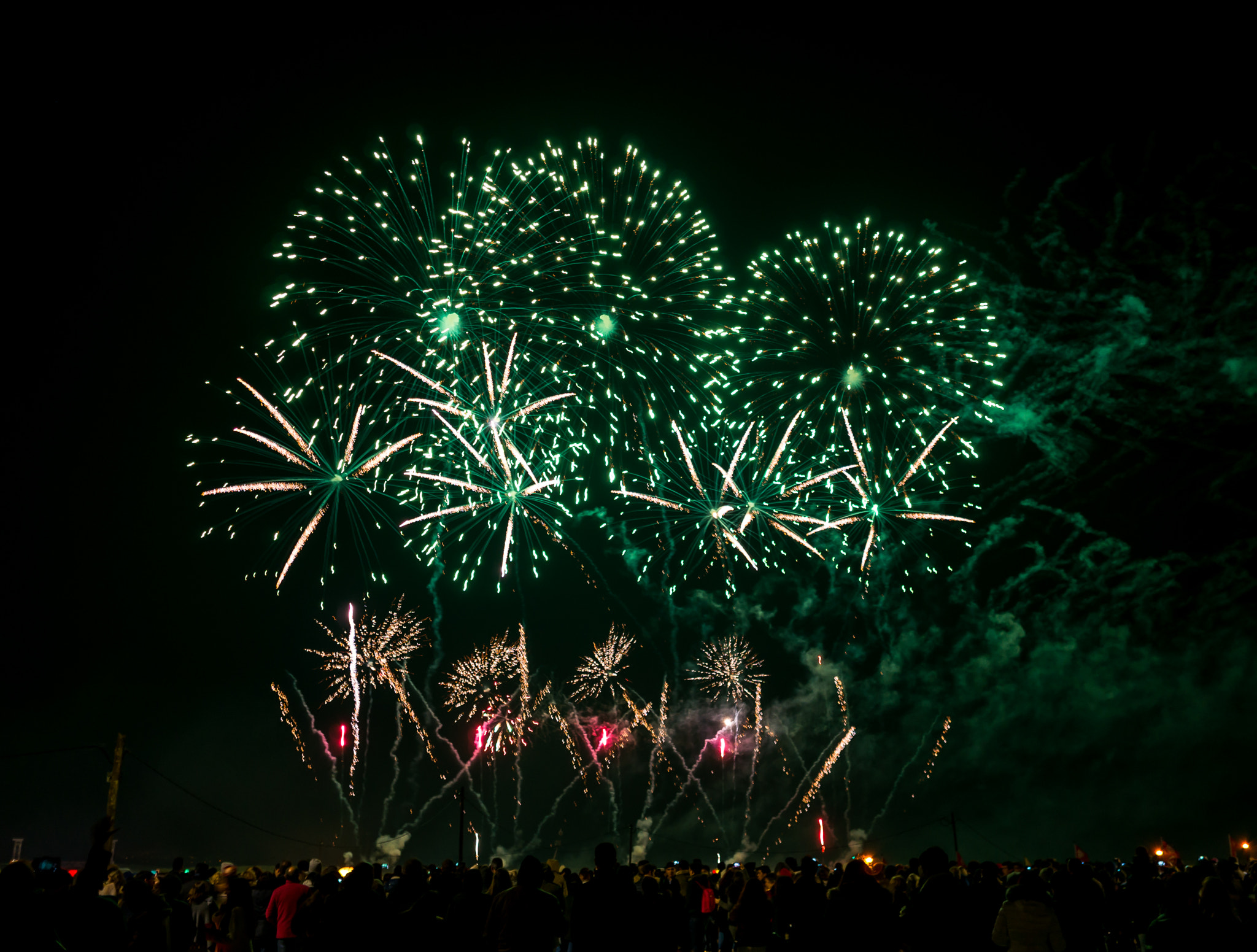 Sony Alpha NEX-5R sample photo. New year fireworks photography