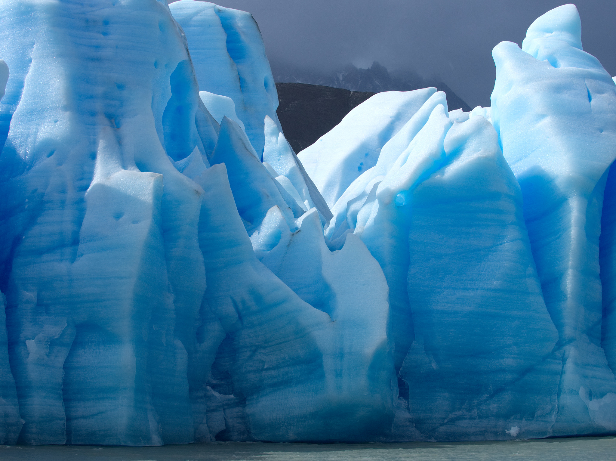 Olympus OM-D E-M1 sample photo. Blue glacier ice photography