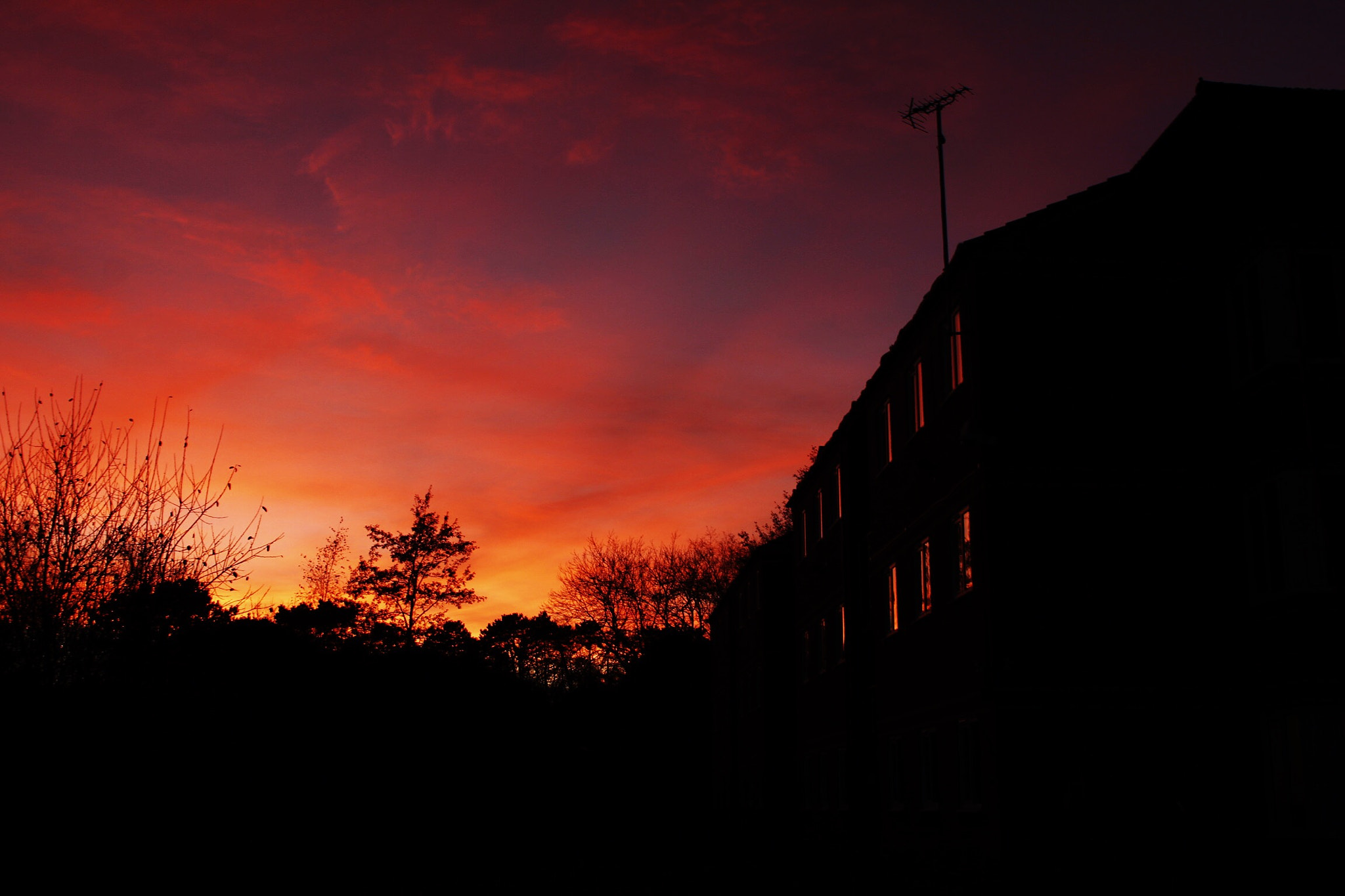 Canon EOS 550D (EOS Rebel T2i / EOS Kiss X4) sample photo. Sunset at uni photography