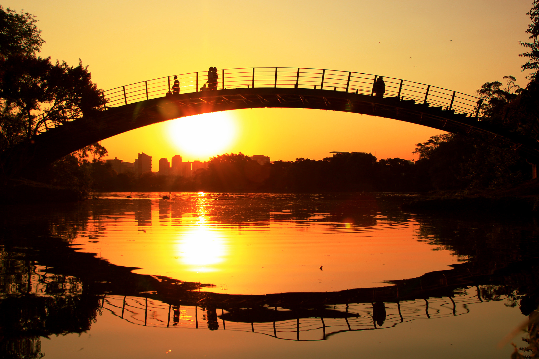 Canon EOS 600D (Rebel EOS T3i / EOS Kiss X5) sample photo. Sunset bridge photography
