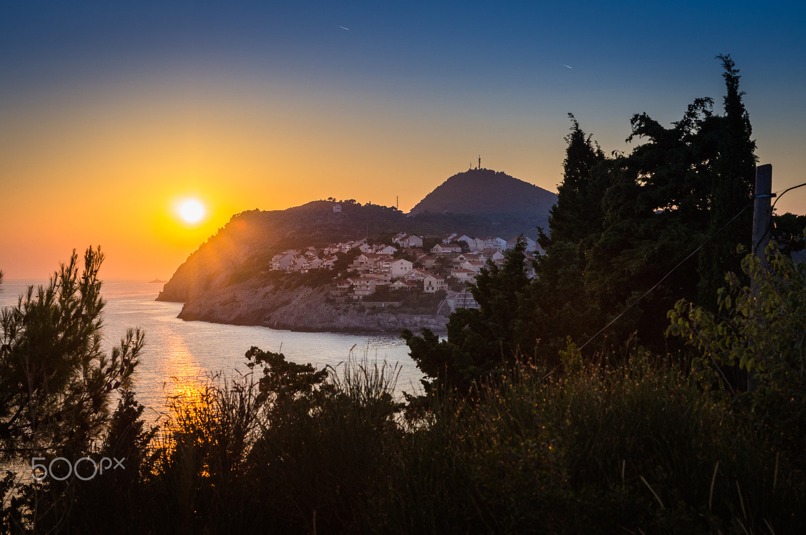 Sony SLT-A35 + Sony DT 50mm F1.8 SAM sample photo. Dubrovnik sunset photography