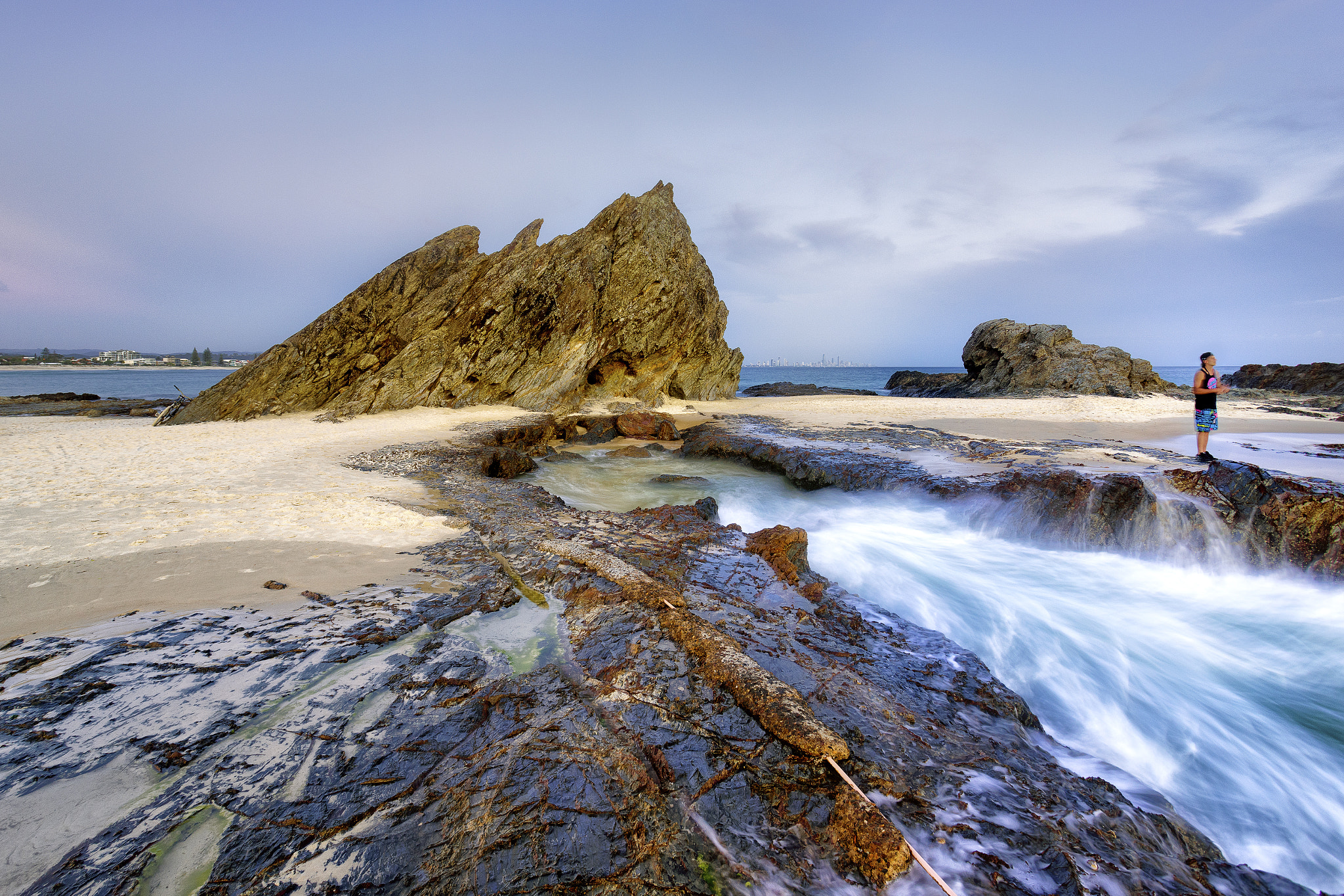 Sony a7R + Canon EF 17-40mm F4L USM sample photo. Currumbin, gold coast photography