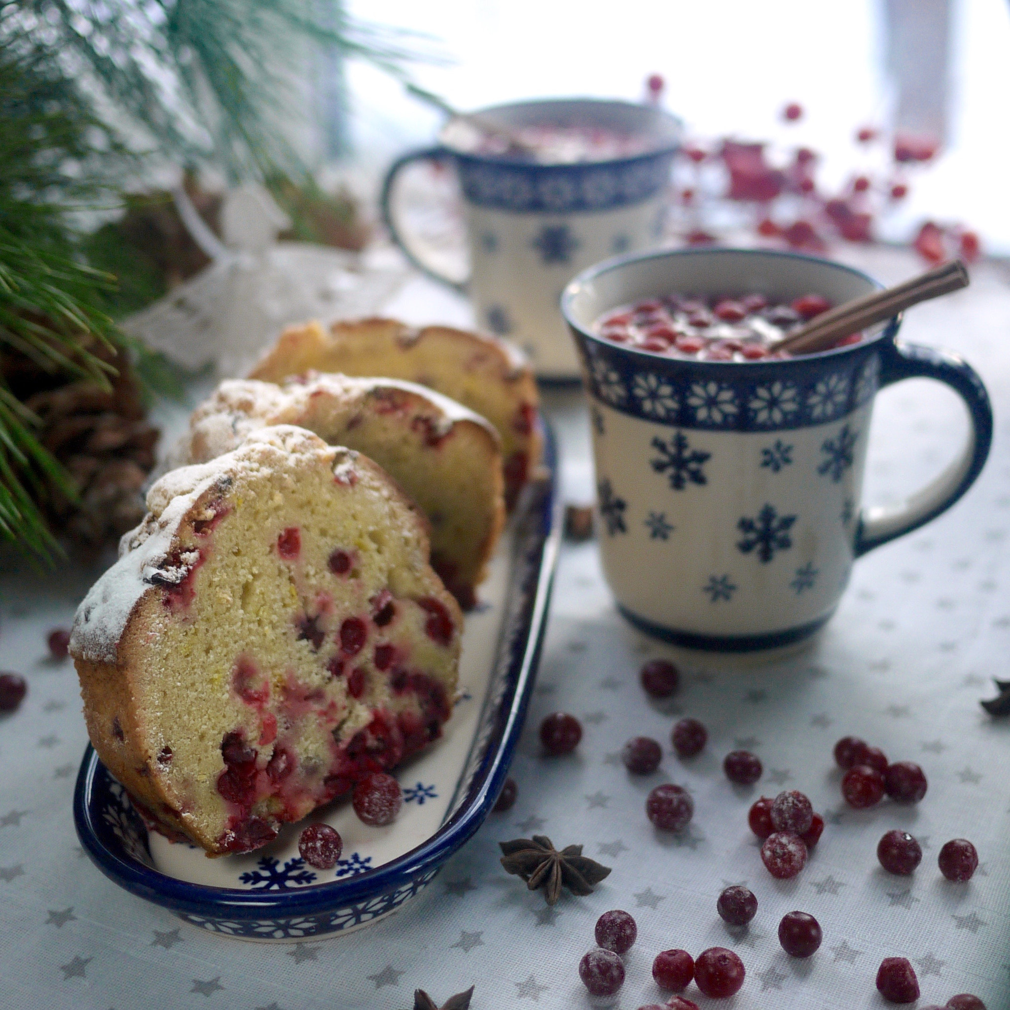 Panasonic Lumix DMC-G2 + Panasonic Lumix G 20mm F1.7 ASPH sample photo. Cake with cranberries photography