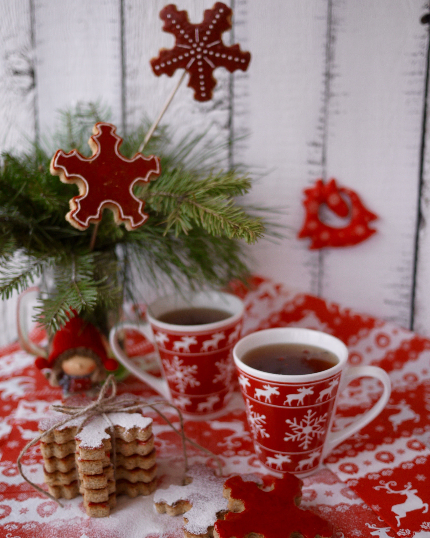 Panasonic Lumix DMC-G2 sample photo. Ginger biscuits with tea photography