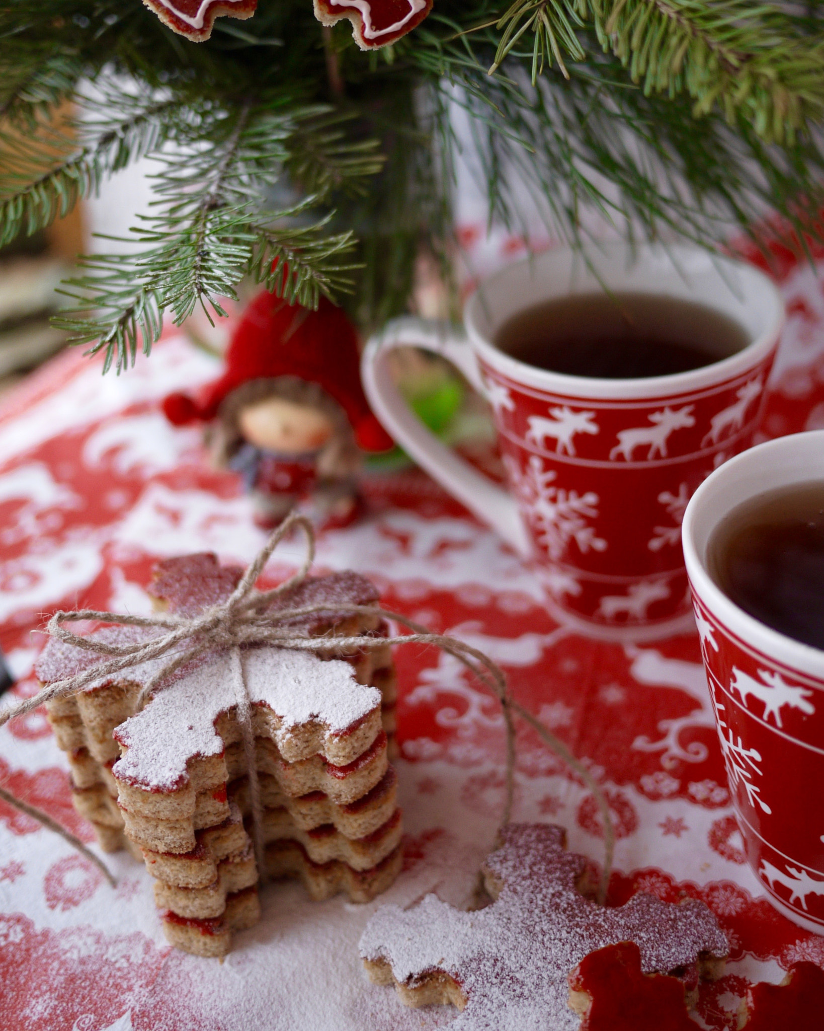 Panasonic Lumix DMC-G2 + Panasonic Lumix G 20mm F1.7 ASPH sample photo. Ginger biscuits with tea photography