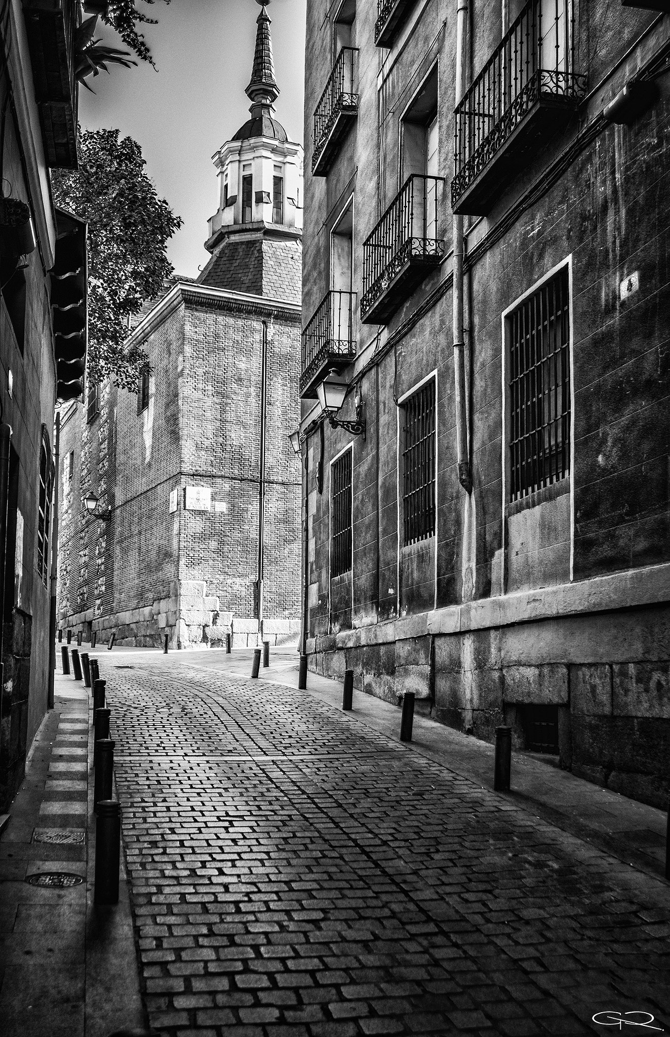 Nikon D800 sample photo. Callejon madrid photography