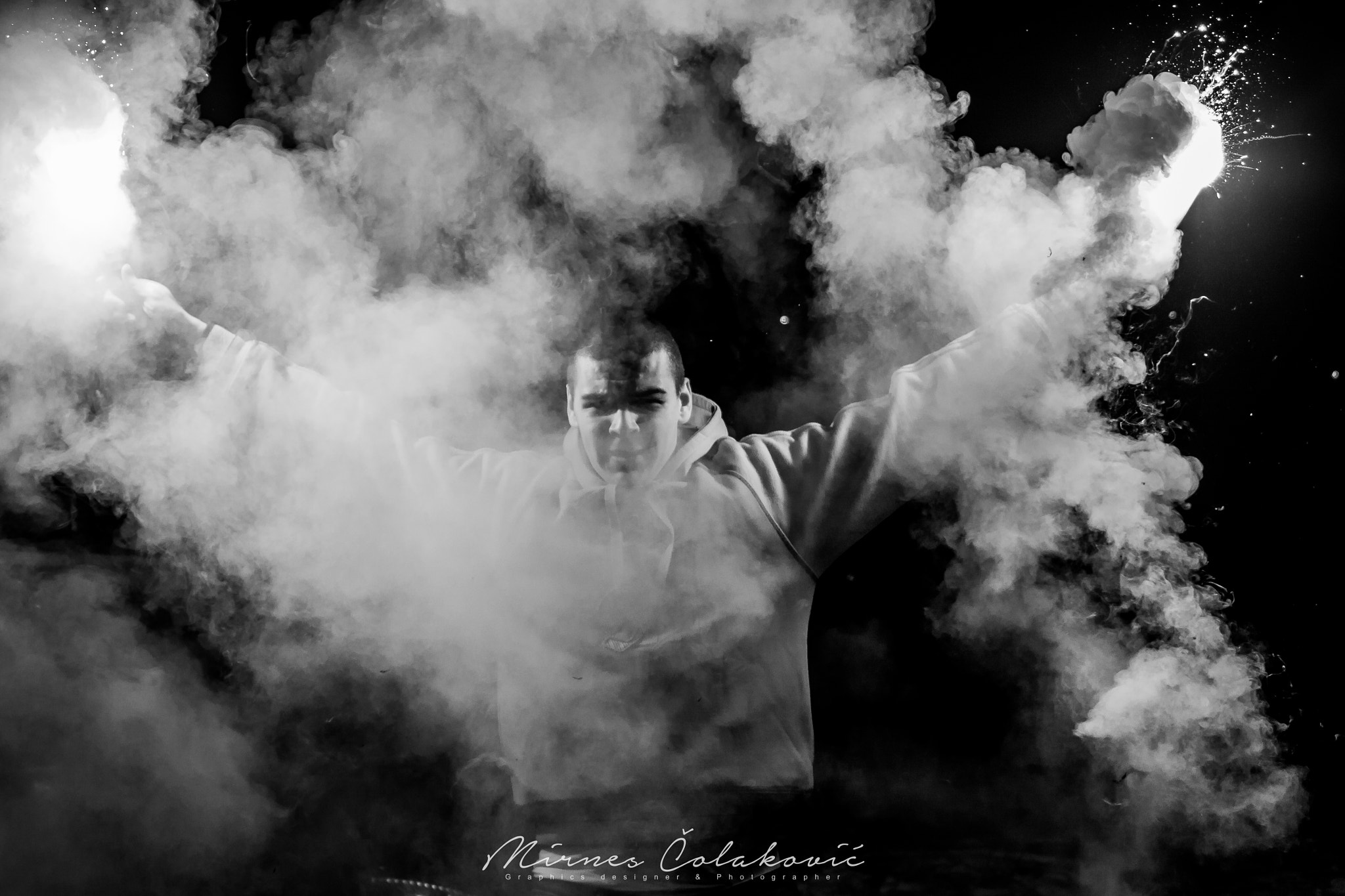 Canon EOS 50D sample photo. In smoke photography