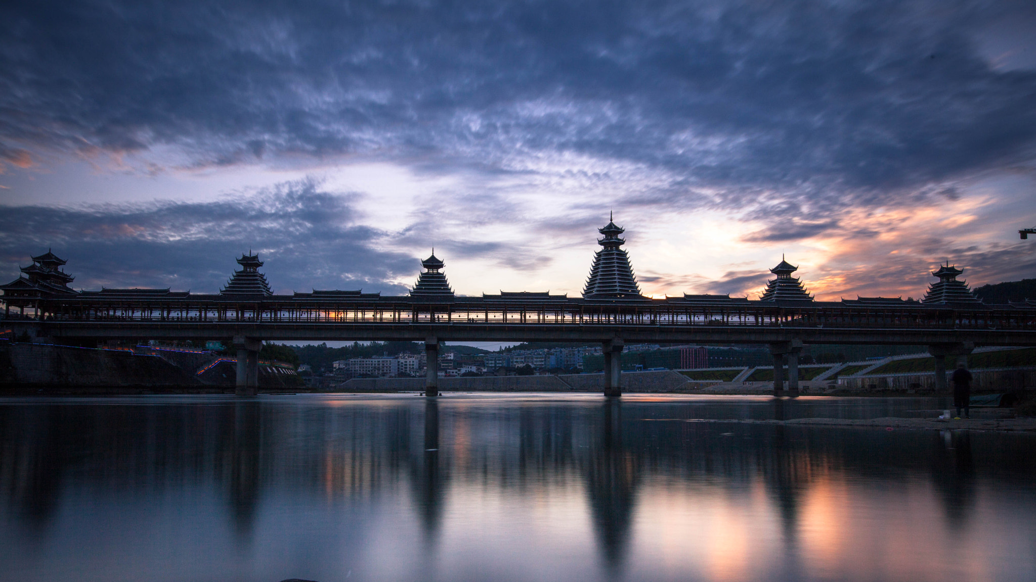Sigma 24mm F1.4 DG HSM Art sample photo. 新晃风雨桥 photography