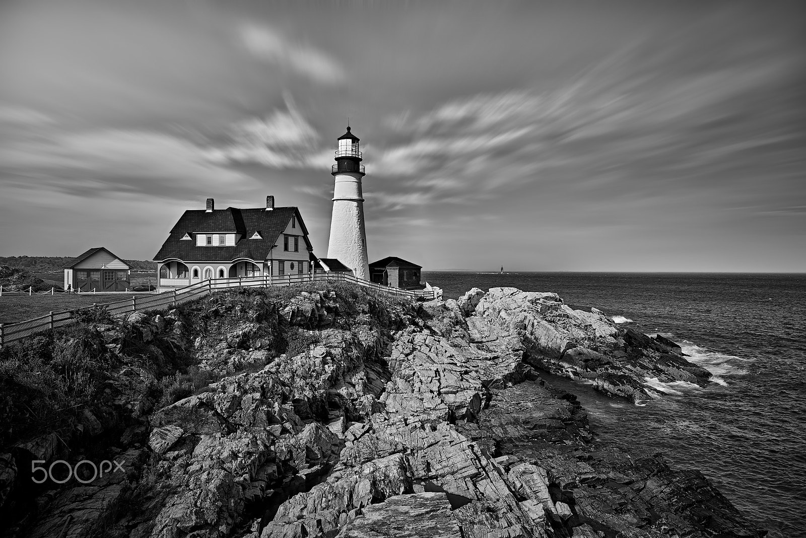 Nikon AF-S Nikkor 24-120mm F4G ED VR sample photo. Cape elizabeth headlight (explored) photography