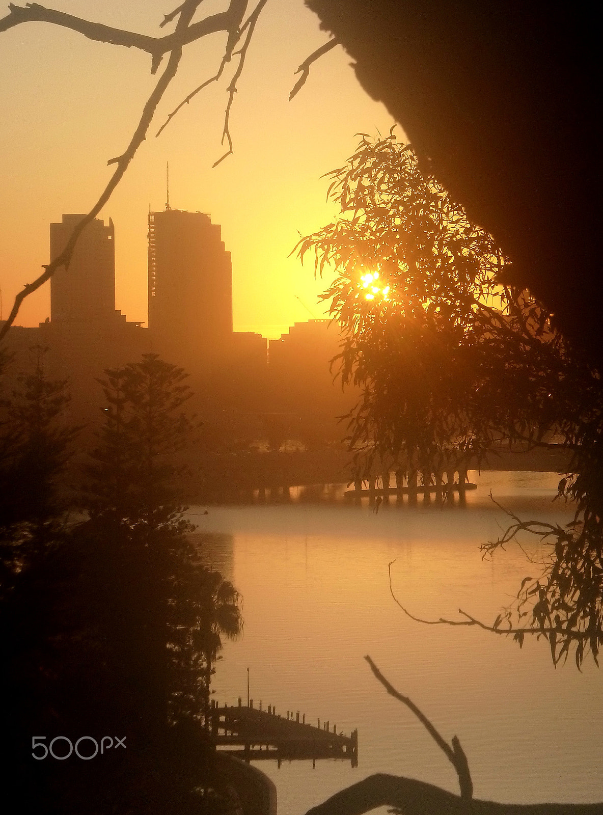 Panasonic DMC-FT20 sample photo. Sunrise on the swan river photography