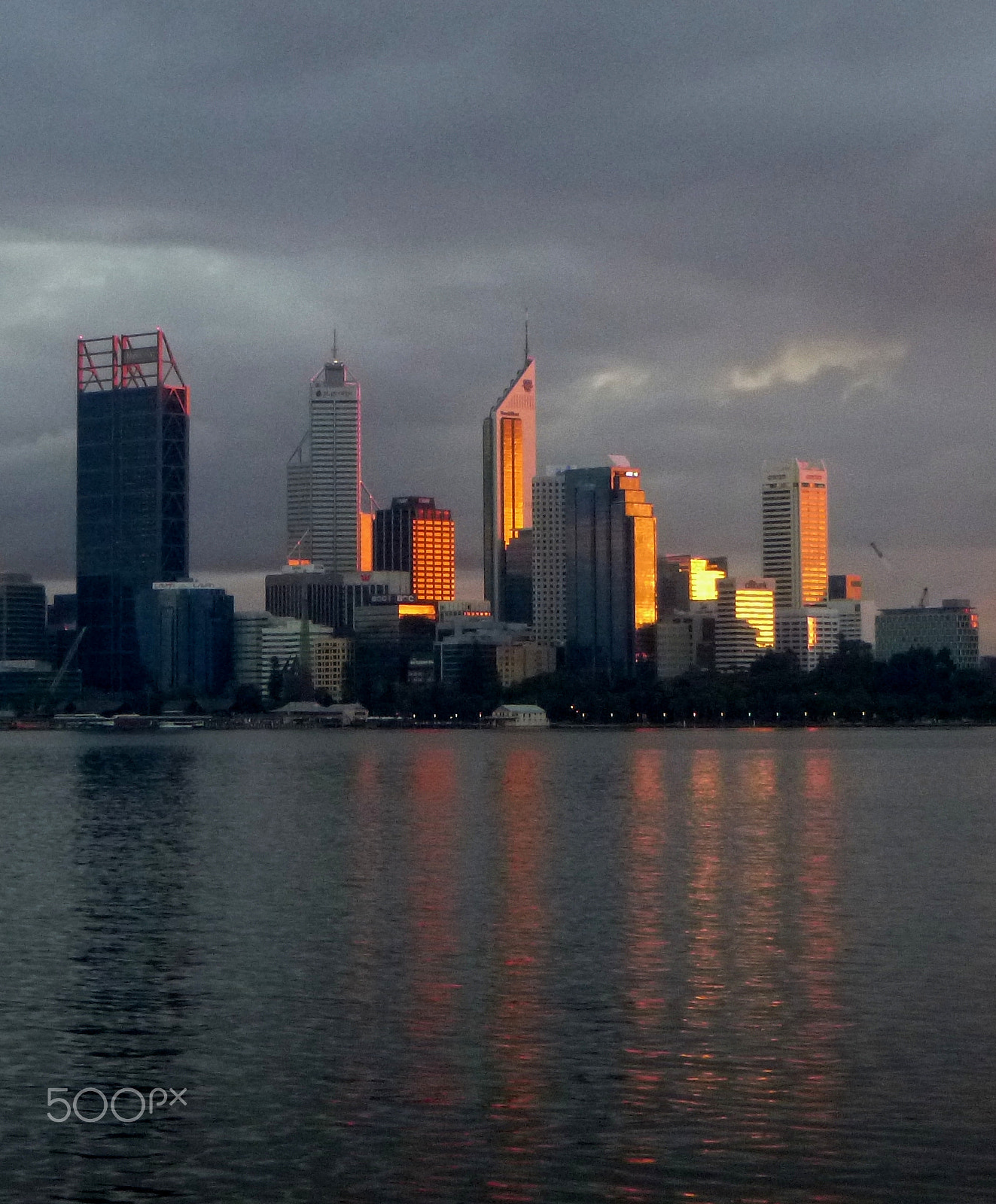 Panasonic DMC-FT20 sample photo. Dawn perth cbd photography