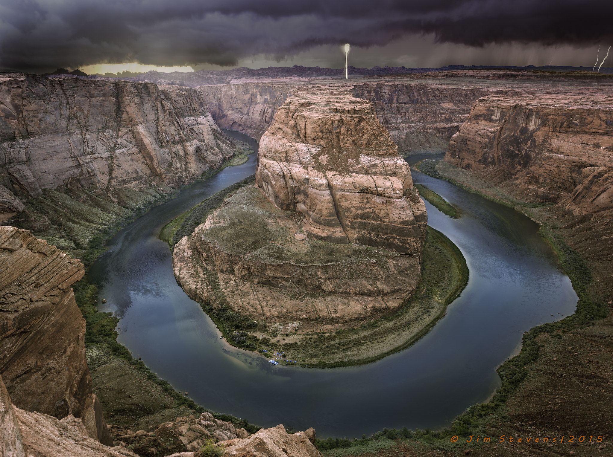 Canon EOS-1D X + Canon EF 17-40mm F4L USM sample photo. Horseshoe bend voltaic photography