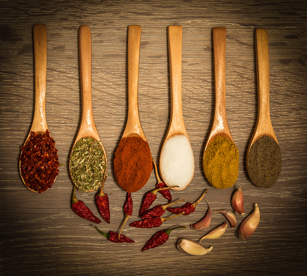 Nikon D300S sample photo. Spices collections photography