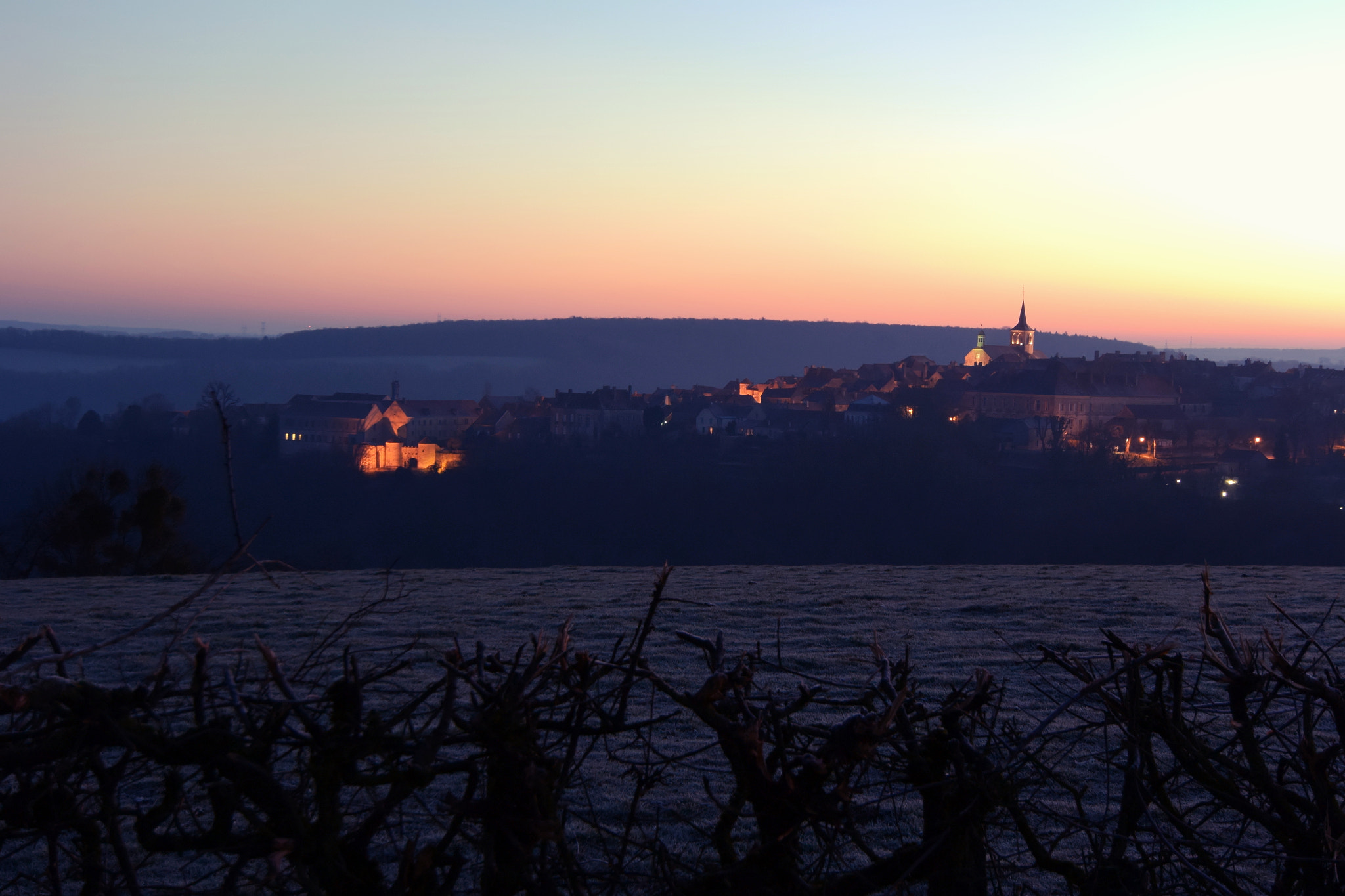 Nikon 1 V3 sample photo. Flavigny awakes photography