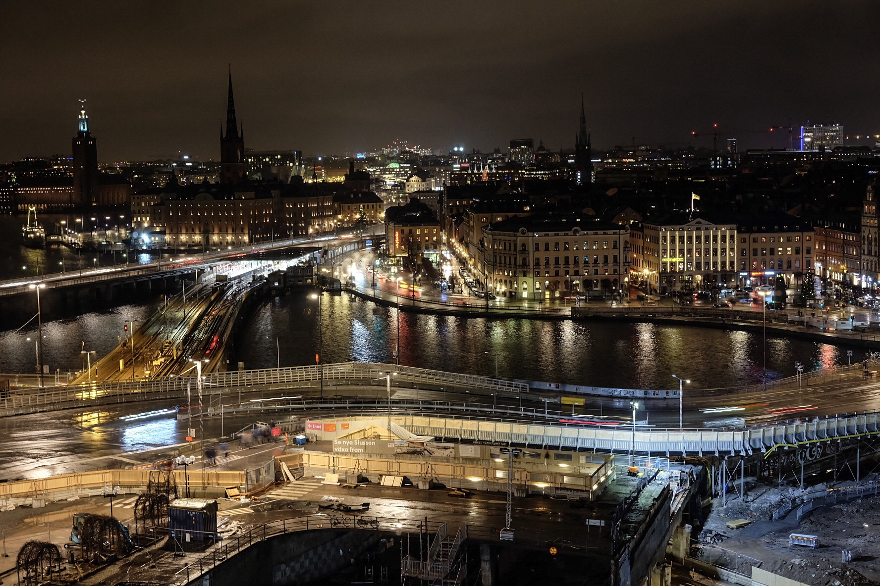 Fujifilm X-A2 sample photo. New year's eve night of stockholm photography