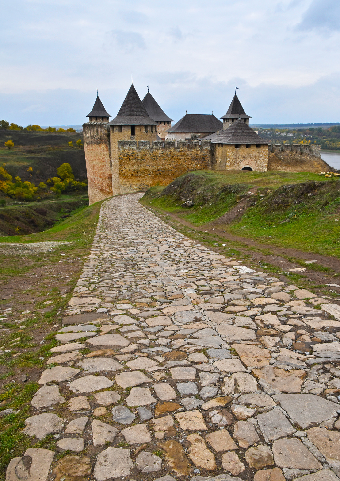 Nikon D5500 sample photo. Medieval castle and fortress of khotyn, ukraine photography