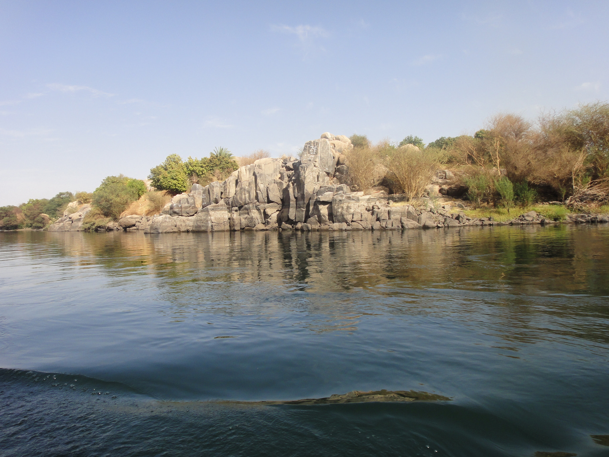 Sony DSC-TX7 sample photo. River nile aswan photography