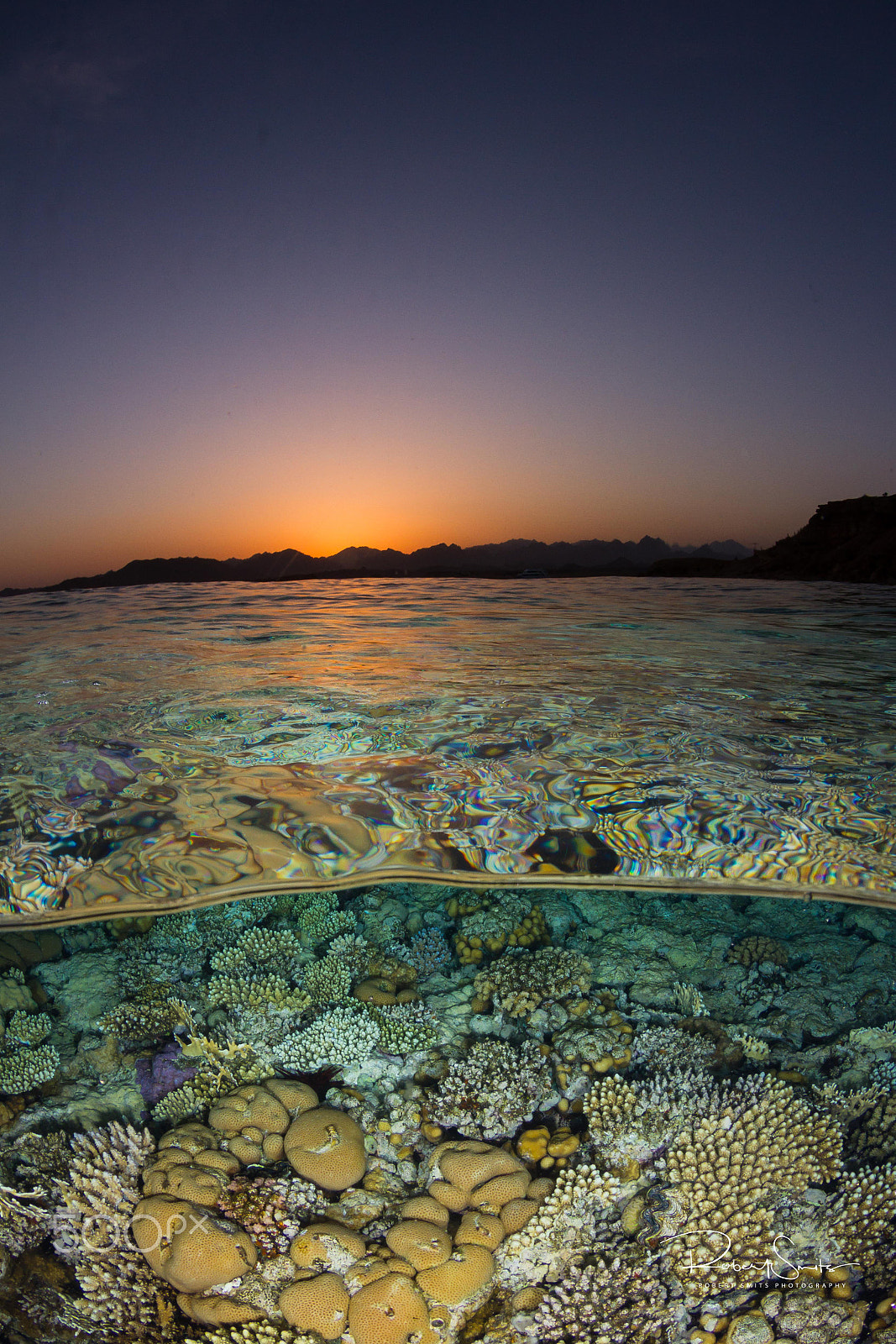 Canon EOS 7D + Tokina AT-X 10-17mm F3.5-4.5 DX Fisheye sample photo. Sun settng over the amazing reef photography