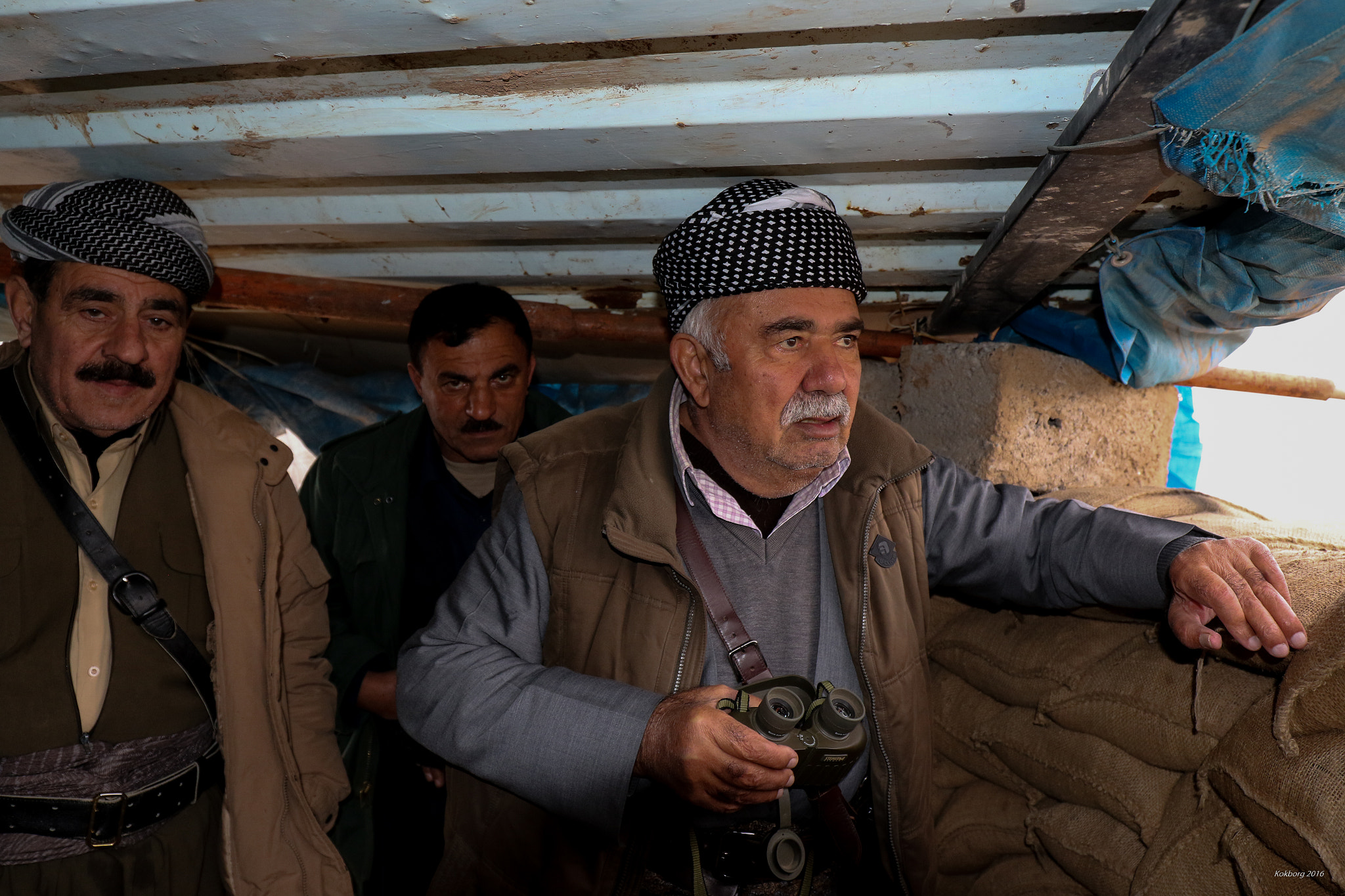 Canon EF 16-35mm F4L IS USM sample photo. Phesmerga general looking at islamic state photography