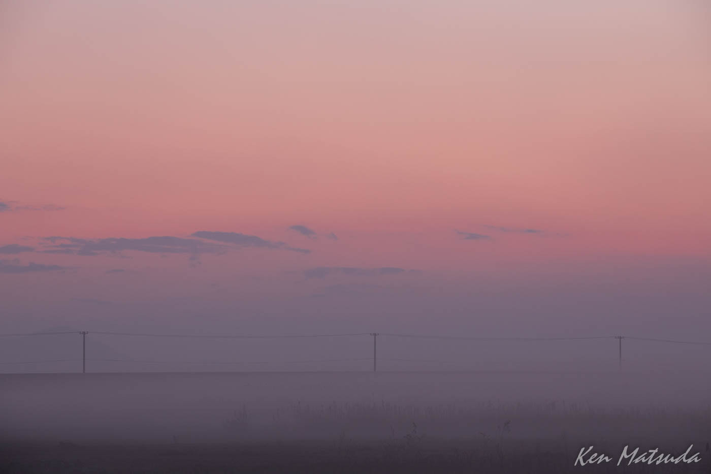 Canon EF 70-200mm F2.8L IS USM sample photo. Evening mist photography