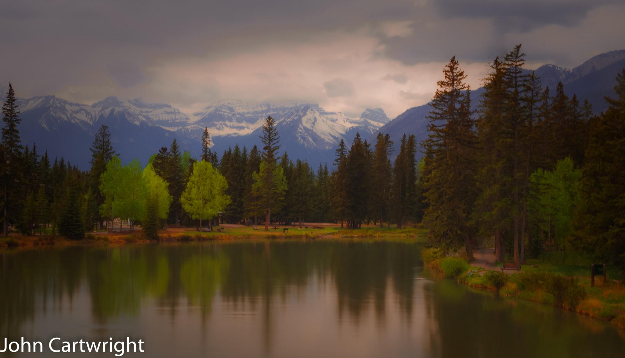 Pentax K-3 sample photo. Bow river at banff photography