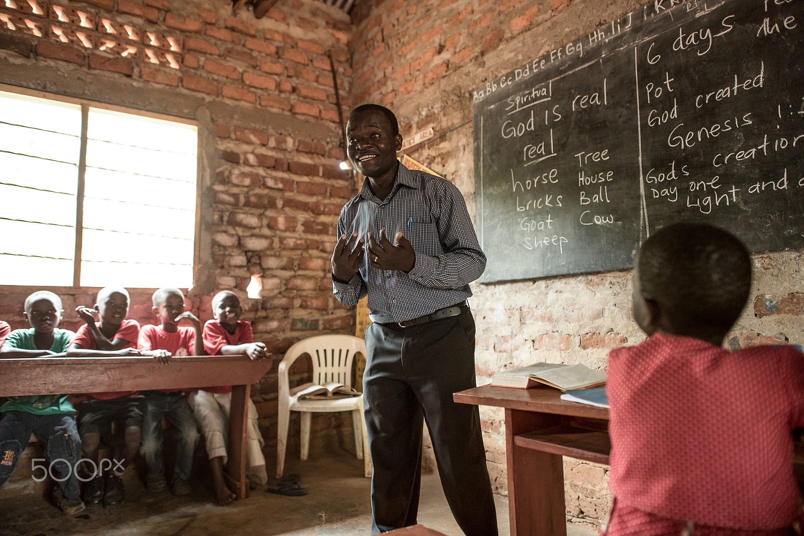 Nikon D750 sample photo. Uganda classroom photography