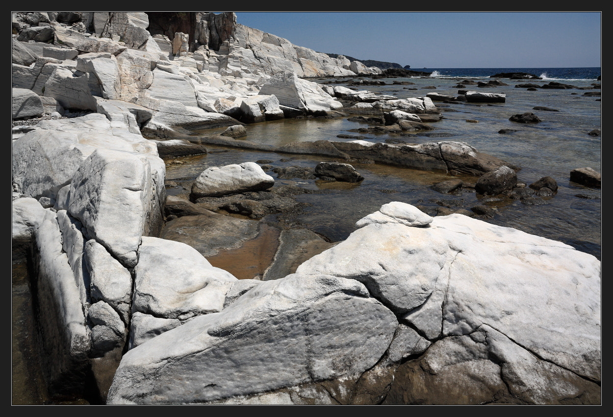 Canon EOS 450D (EOS Rebel XSi / EOS Kiss X2) sample photo. Marble coast of thassos photography