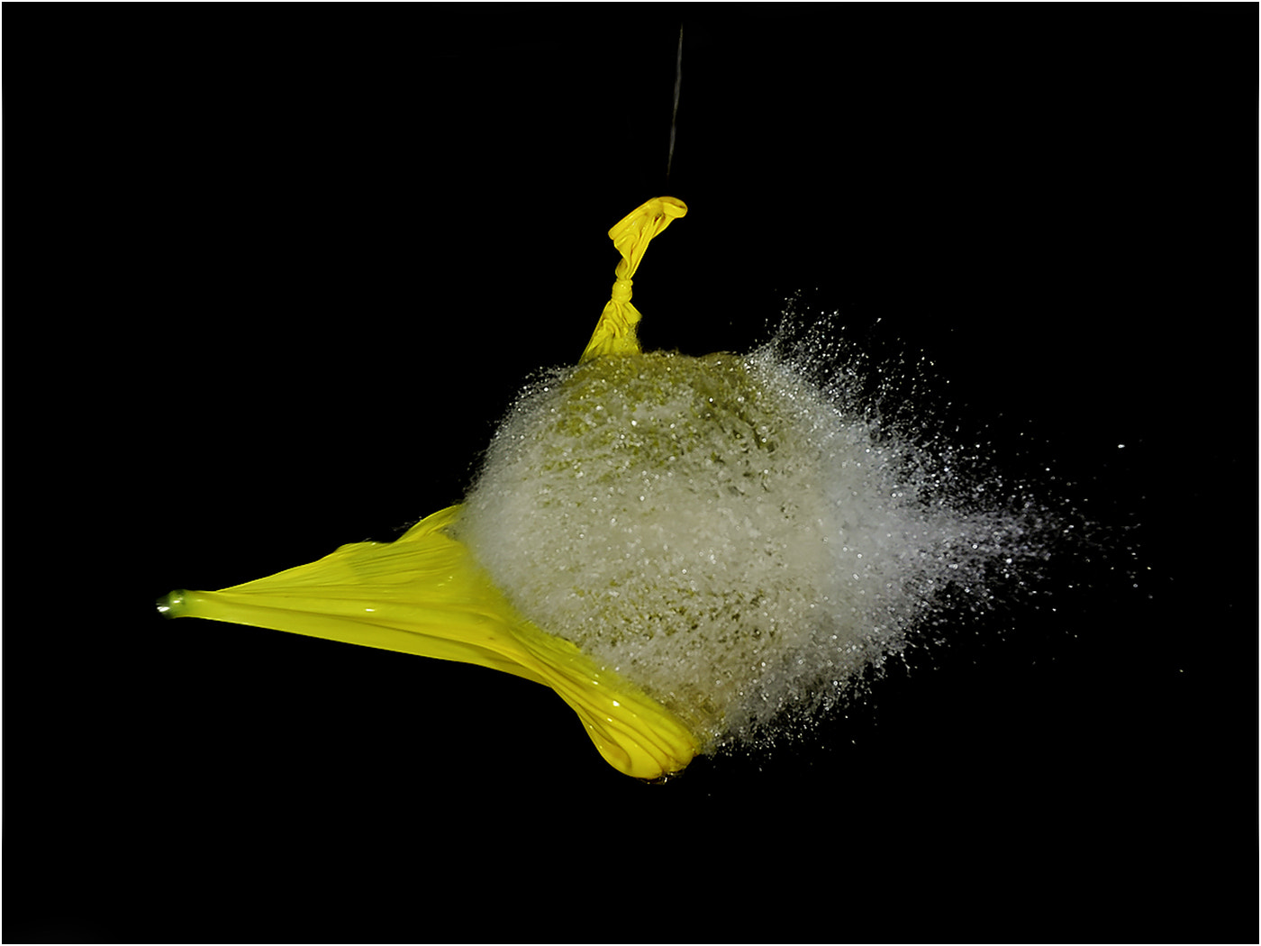 Nikon D3S sample photo. Balloon burst photography