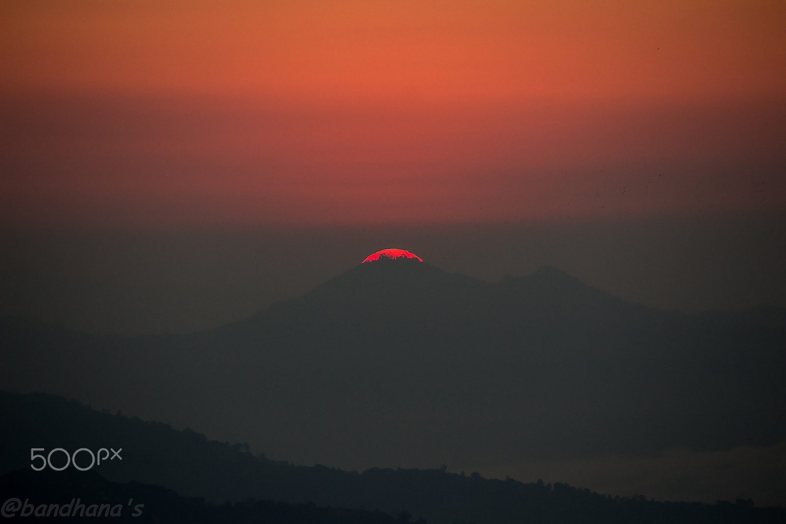 Sigma 18-250mm F3.5-6.3 DC OS HSM sample photo. Sunrise from pokhara, nepal photography