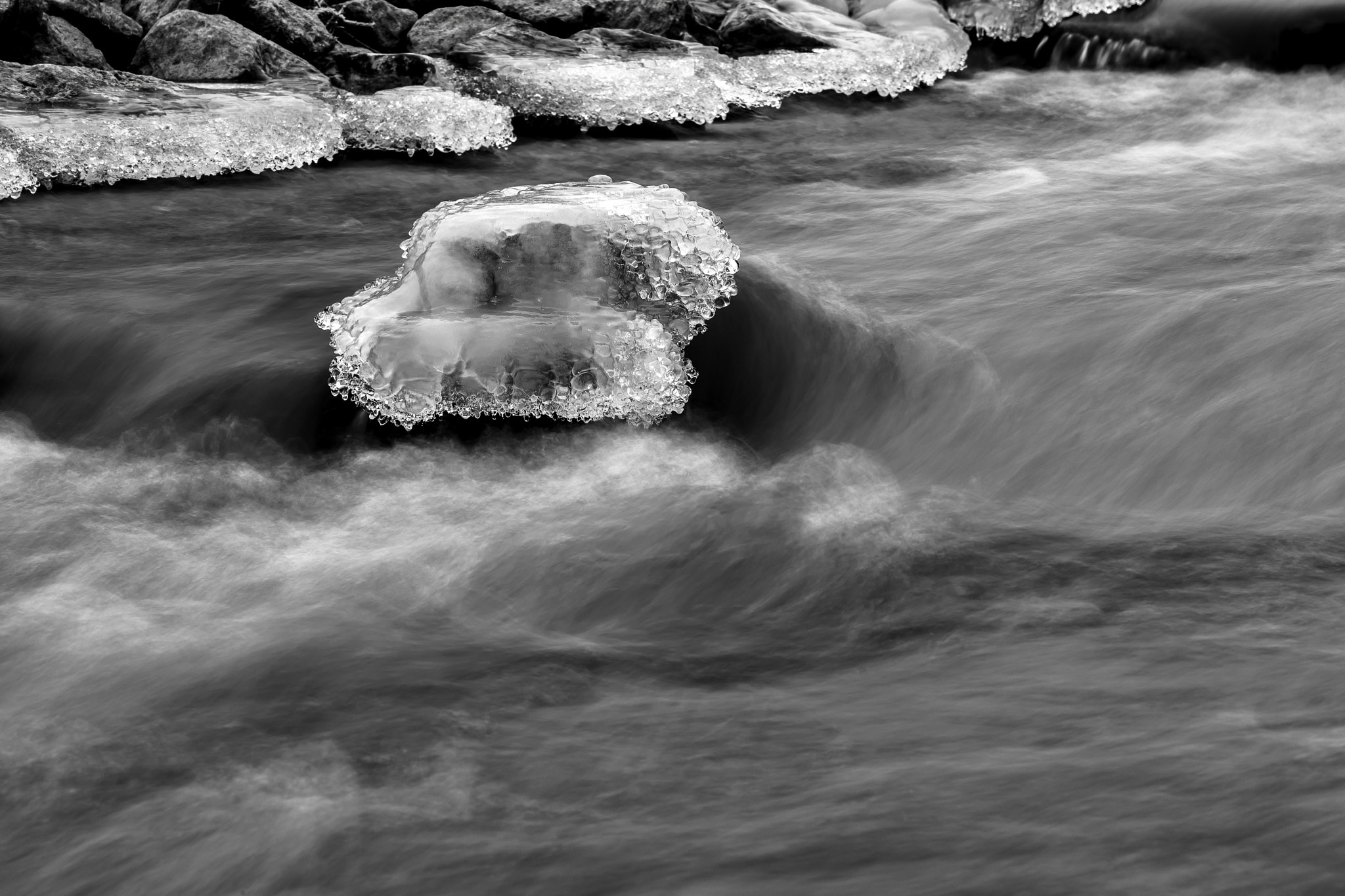 Canon EF 70-200mm F2.8L USM sample photo. Ice photography