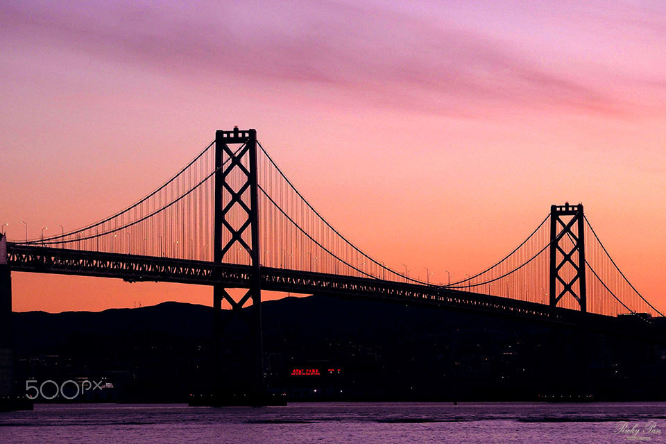 Olympus OM-D E-M5 II sample photo. Bay bridge photography