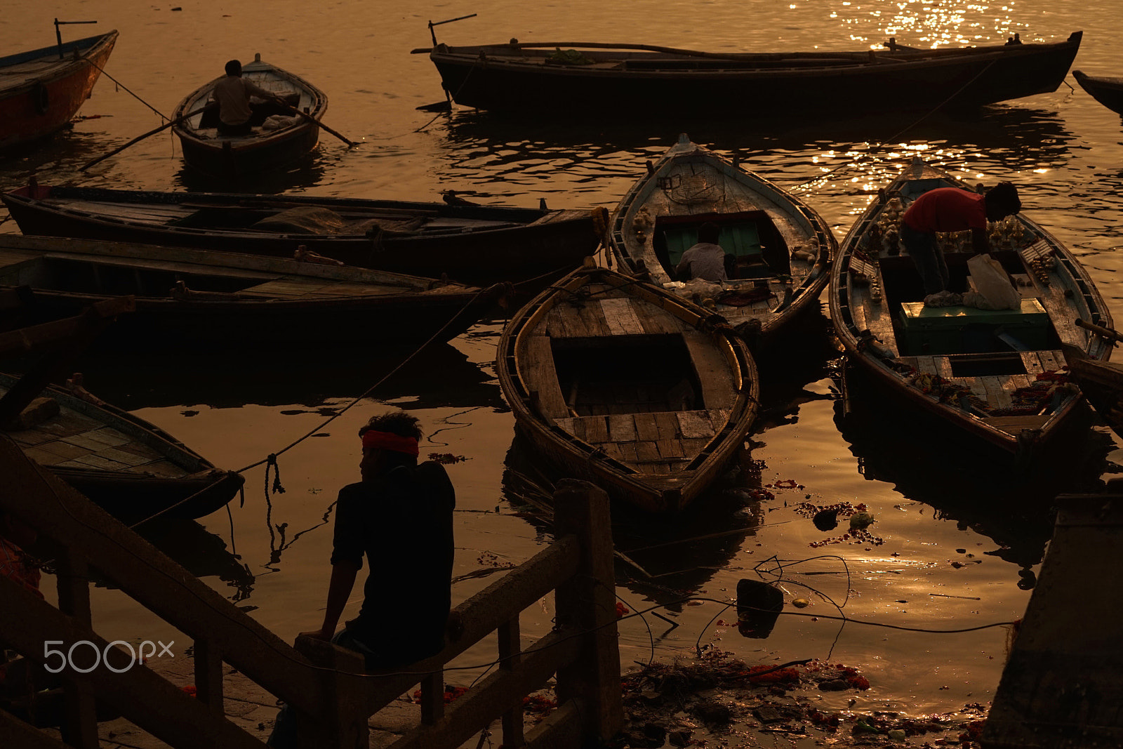 Sony a7 + Sony FE 70-200mm F4 G OSS sample photo. Sunrise on the ganges photography